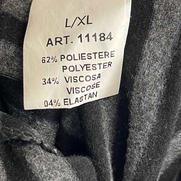 Karakorum Shirt Womens Large XL Black Gray Striped Tunic Round Neck - Picture 4 of 10